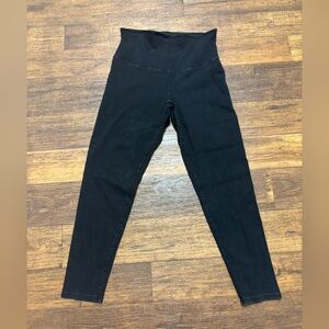 Black compression jeggings